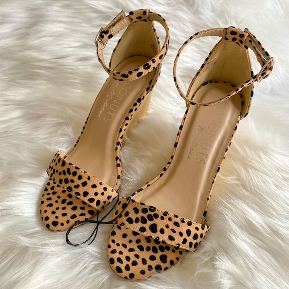coconuts cheetah sandals